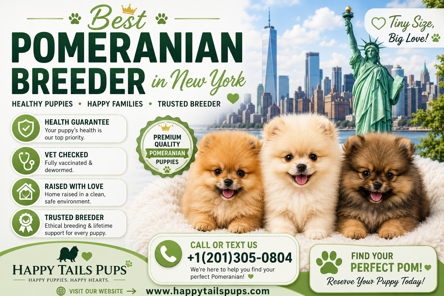 Best Pomeranian Breeder in New York