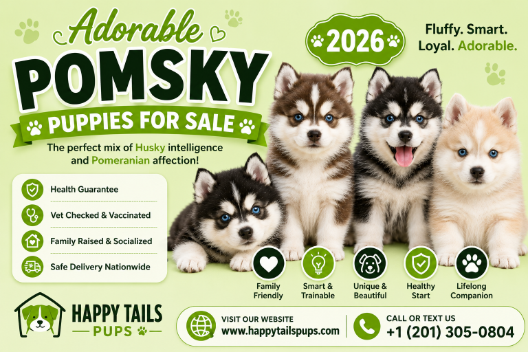 Adorable Pomsky Puppies for Sale 2026