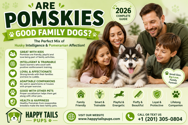 Are Pomskies Good Family Dogs?