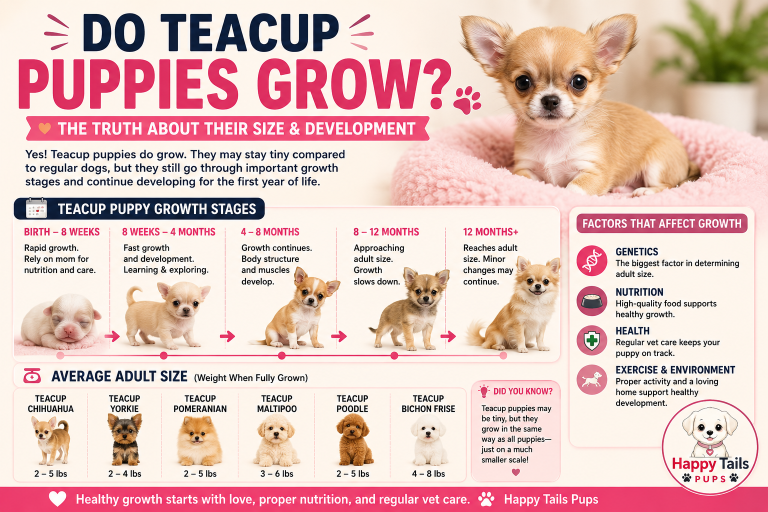 Do Teacup Puppies Grow?