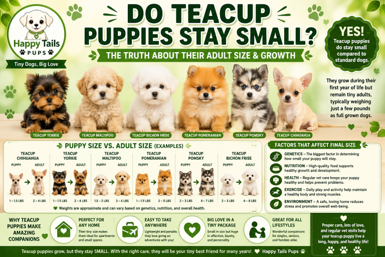 Do Teacup Puppies Stay Small?