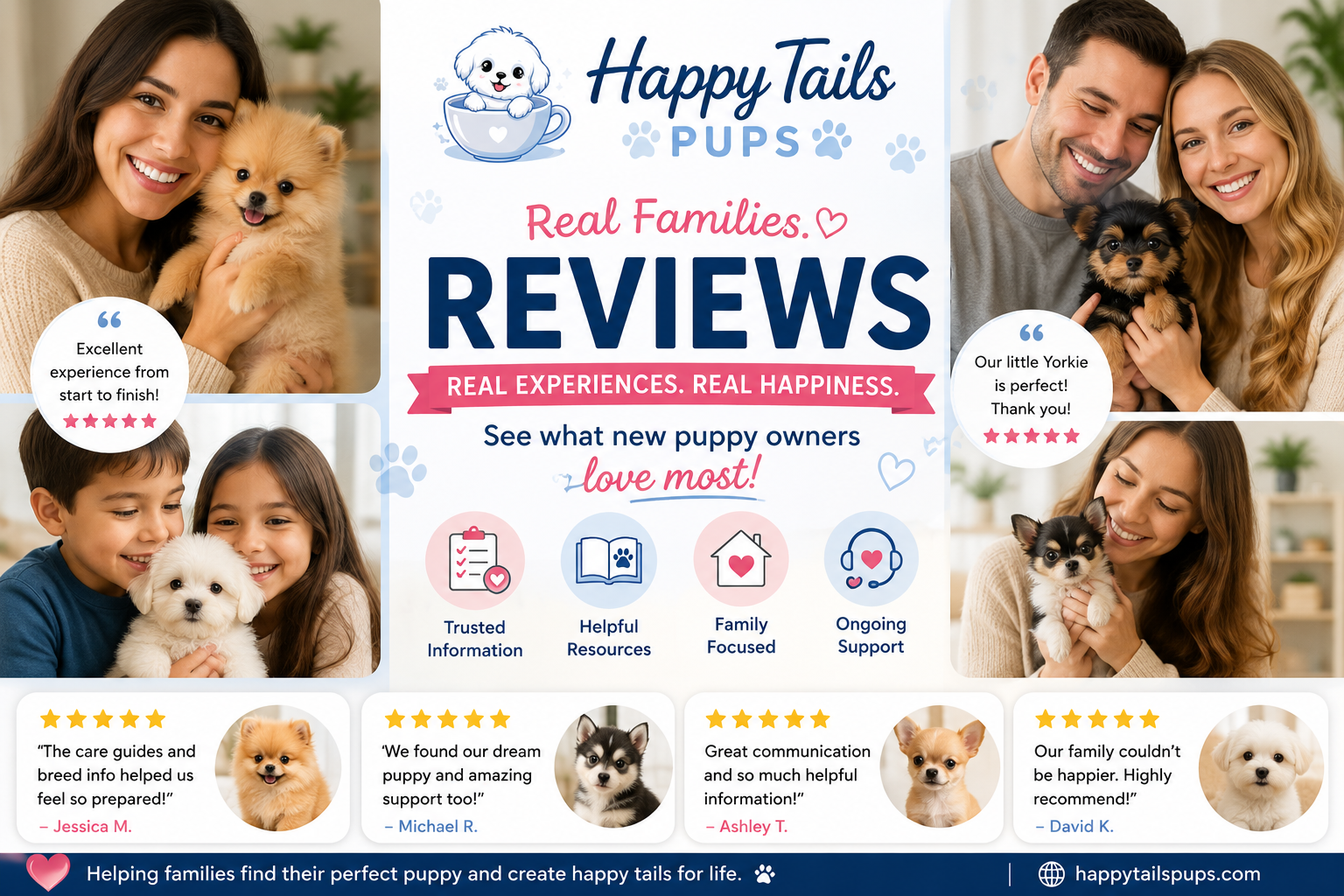 Happy Tails Puppies Reviews: What New Owners Love Most