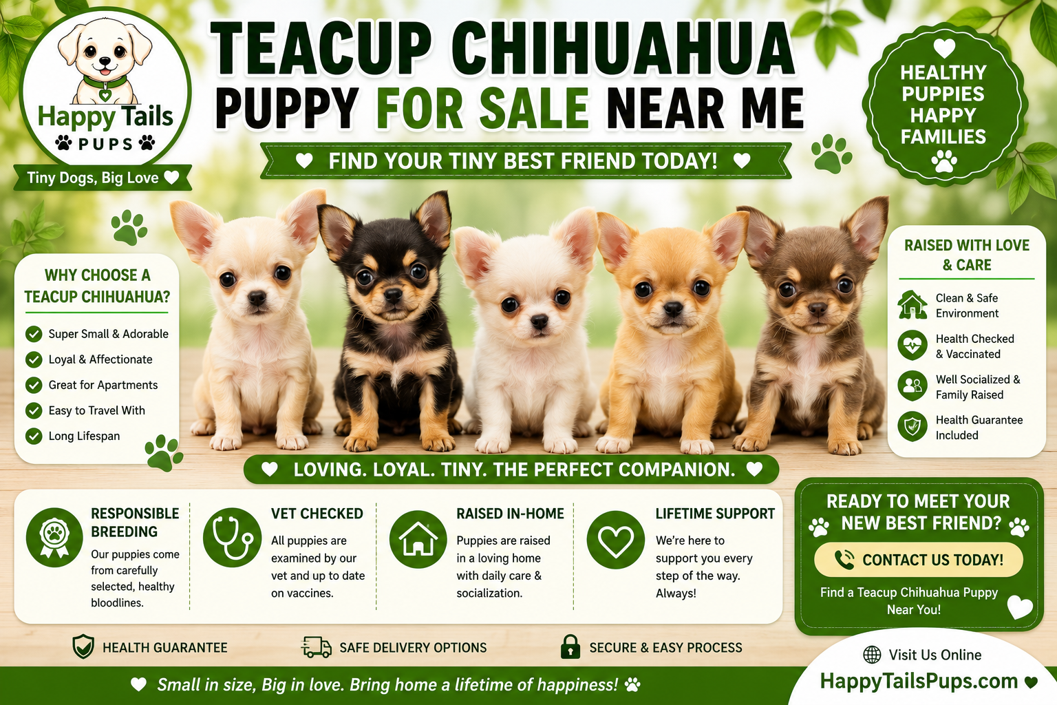 Teacup Chihuahua Puppy for Sale Near Me