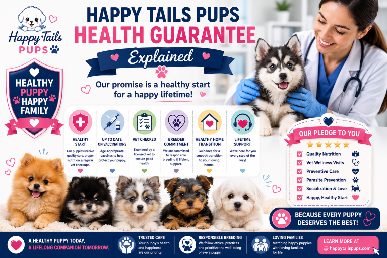 Happy Tails Puppies Health Guarantee Explained