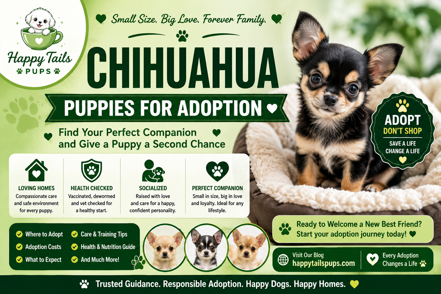Chihuahua Puppies for Adoption